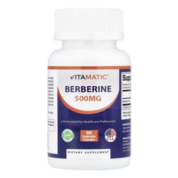 Vitamatic Berberine 500mg 60 Vegetable Capsules in Pakistan