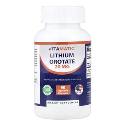 Vitamatic Lithium Orotate 20mg 90 Capsules in Pakistan